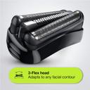 ماكينة حلاقة براون رجالي قابلة لاعادة الشحن Braun Shaver 300BT Rotation Electric Shaver Trimmer - SW1hZ2U6MTcwMTYyNg==