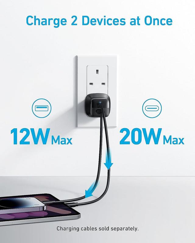 Anker 323 Charger 33W 3ft C-C Cable Open Box - SW1hZ2U6MTY4ODI4NQ==