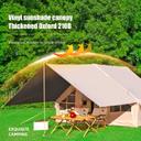 Toby's Inflatable Camping Tent with Pump 4-8 Person Glamping Tents Easy Setup 4 Season Waterproof Windproof Outdoor Oxford Tent