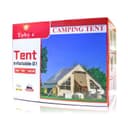 Toby's Inflatable Camping Tent with Pump 4-8 Person Glamping Tents Easy Setup 4 Season Waterproof Windproof Outdoor Oxford Tent