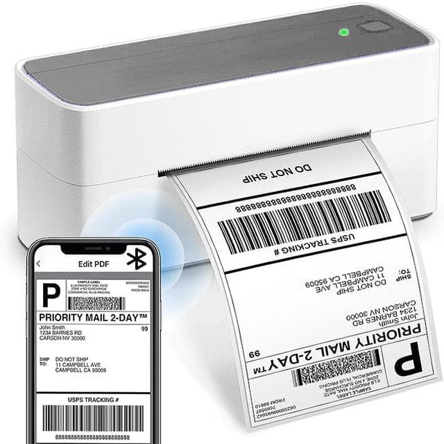 طابعة ملصقات شحن حرارية بلوتوث 4 × 6 بوصة Phomemo Bluetooth Thermal Shipping Label Printer - SW1hZ2U6MTY5NTg1OQ==