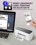 طابعة ملصقات شحن حرارية بلوتوث 4 × 6 بوصة Phomemo Bluetooth Thermal Shipping Label Printer - SW1hZ2U6MTY5NTg2OQ==