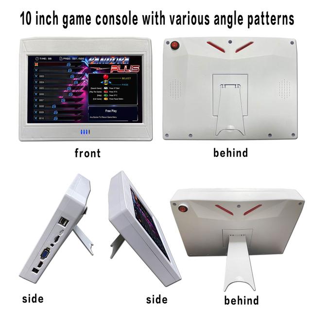 جهاز قيم ريترو جيمز مع شاشة لاسلكية صغيرة 10 بوصة 26800 لعبة Portable 26800 10" Wireless Monitor Retro Video Games Arcade Console