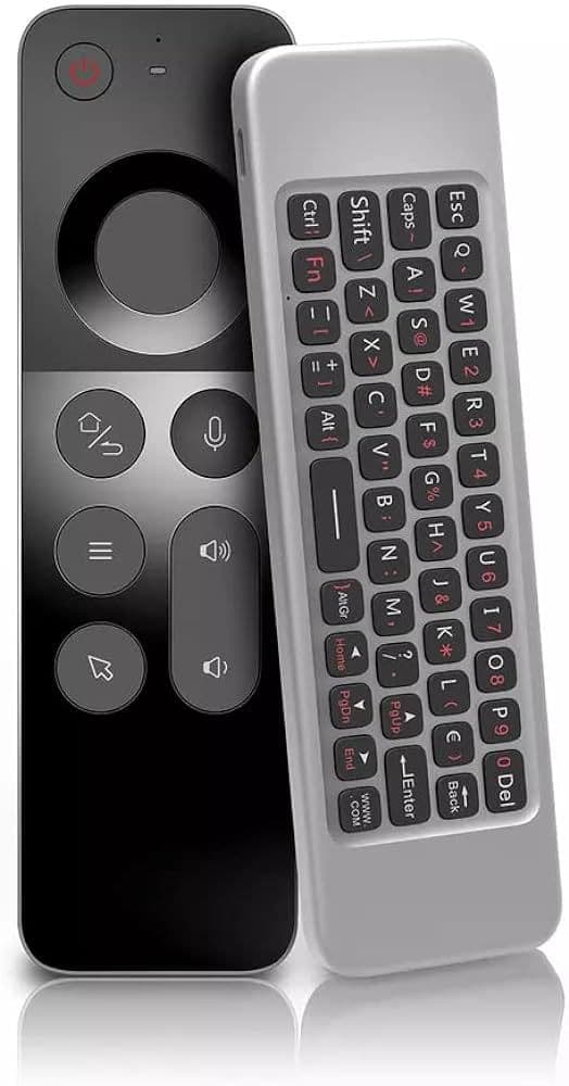 ريموت تلفزيون ذكي مع كيبورد يعمل على جميع الأجهزة Smart Wireless 2.4g Air Mouse Keyboard Voice Remote