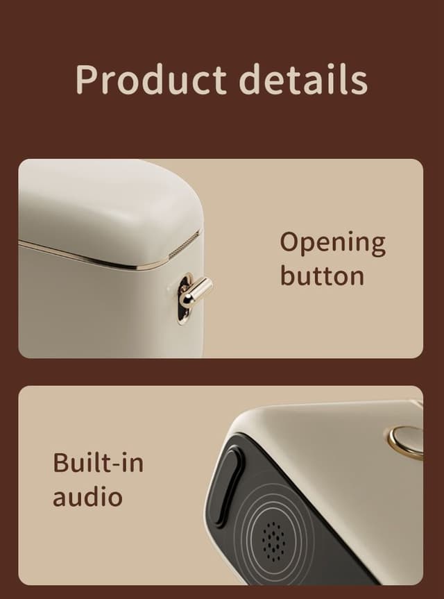 طابعة استكرات لاصقة جوال بلوتوث نيمبوت 1000 مللي أمبير Niimbot H1S Label Maker Portable Sticker Printer