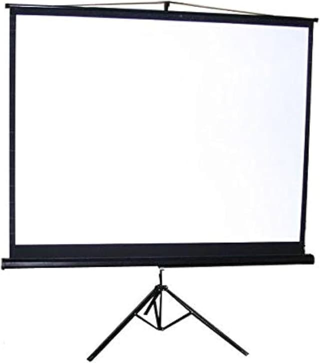 شاشة عرض بروجكتر محمولة مع حامل ثلاثي 100 بوصة Portable projector screen for indoor and outdoor