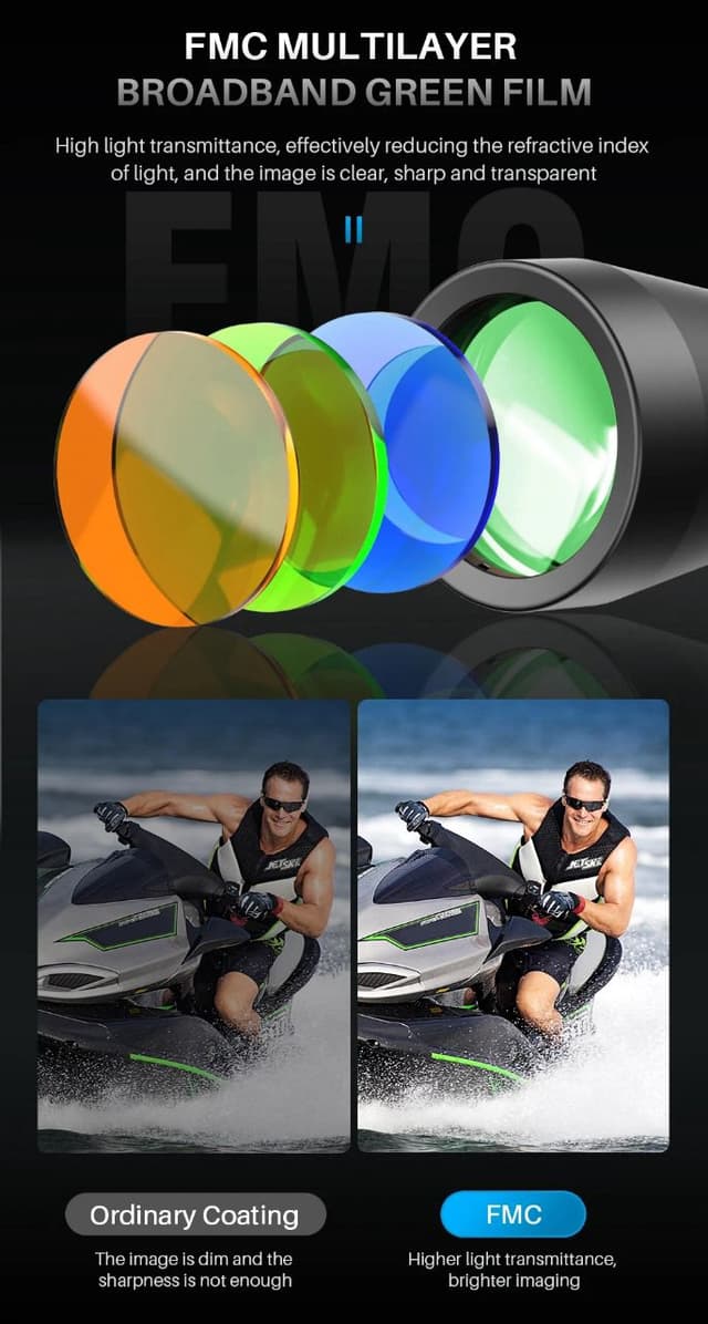 دربيل منظار أبيكسيل 30x مقاوم للماء Apexel 10-30x50 High power HD waterproof zoom telescope