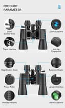 دربيل منظار أبيكسيل 30x مقاوم للماء Apexel 10-30x50 High power HD waterproof zoom telescope