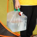 Portable Big Capacity 10L Transparent Folding Tank Camping Water Bag With Handle
