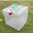 Portable Big Capacity 10L Transparent Folding Tank Camping Water Bag With Handle