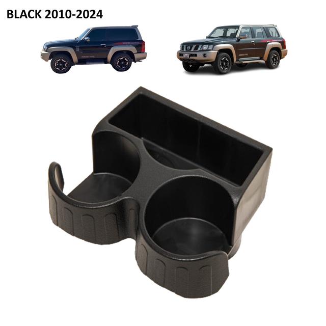 3-in-1 Black Large Cup Holder (2024 Edition) Nissan Patrol Y61 VTC GU - SW1hZ2U6MzE0MzgxMg==