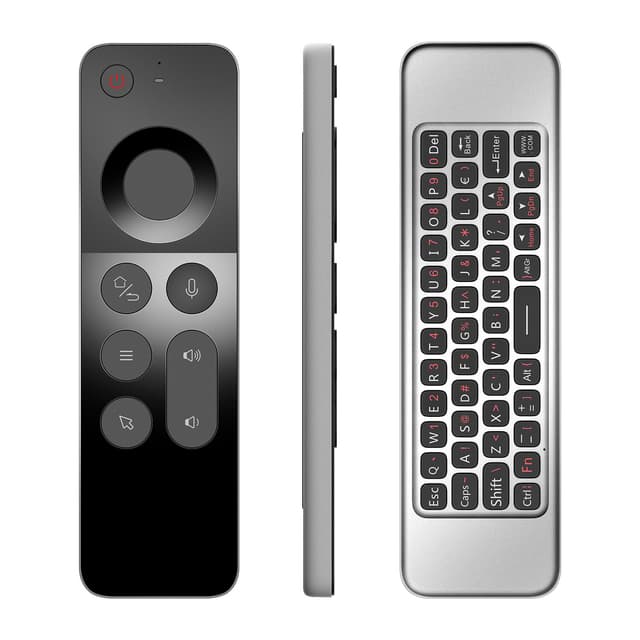 ريموت تلفزيون ذكي مع كيبورد يعمل على جميع الأجهزة Smart Wireless 2.4g Air Mouse Keyboard Voice Remote