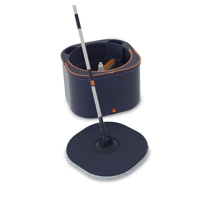 Hands Free Wet Dry Flat Mop With Bucket Set