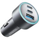 شاحن سيارة انكر 67 واط 3 منافذ Anker 535 Car Charger With 2 USB-C And 1 USB-A Ports