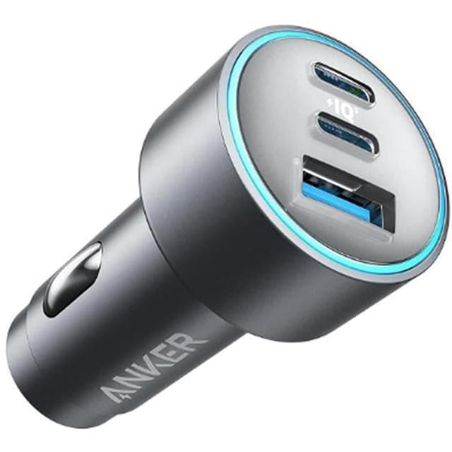 شاحن سيارة انكر 67 واط 3 منافذ Anker 535 Car Charger With 2 USB-C And 1 USB-A Ports