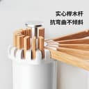 منشر غسيل خشبي صغير قابل للطي Tripod Clothes Drying Rack Portable and Foldable