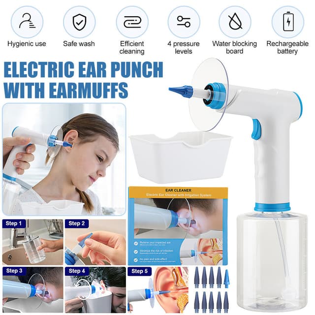 Handheld Smart Visual Ear Washing Machine W50 With 2MP HD Camera | Jomla.ae