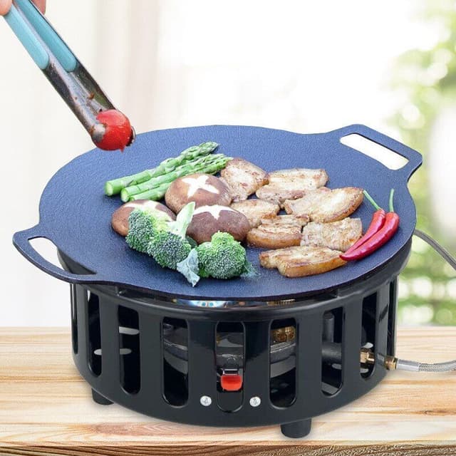 7 Core Strong Fire Power Camping Stove Portable Gas Burner Windproof