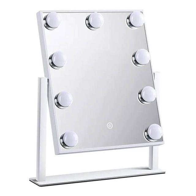 Green Lion Brightening 9 Led Makeup Mirror - White - SW1hZ2U6MTcyNTI3Mg==