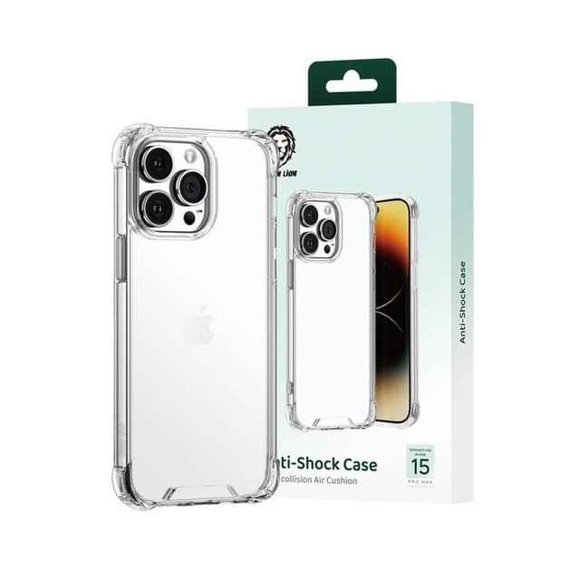 Green Lion Anti-Shock Case for iPhone 15 Pro ( 6.1" ) - Clear - SW1hZ2U6MTcyNTMwNA==