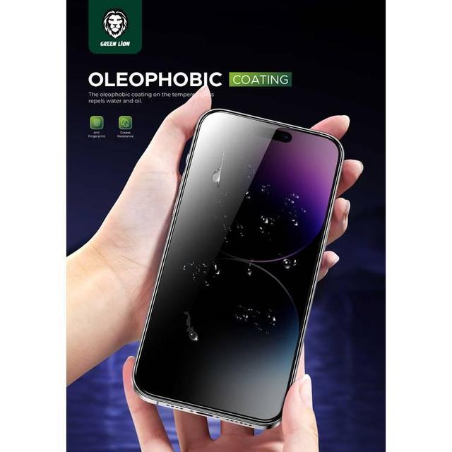 شاشة الملاقيف 9H ايفون 15 برو غرين ليون Green Lion 9H Steve Privacy Screen Protector for iPhone 15 Pro