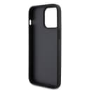 Ferrari PU Leather Case with Italy Flag Line for iPhone 15 Promax - Carbon