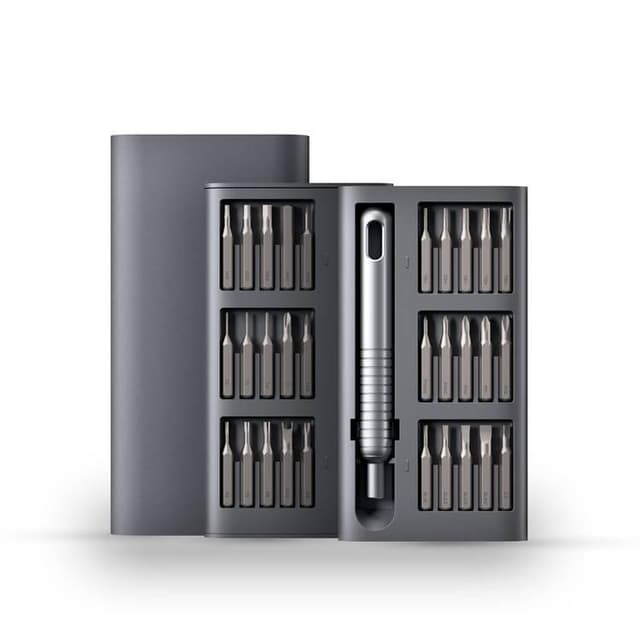 طقم مفكات من الفولاذ المقاوم للصدأ 31 في 1 بورولجي Powerology Stainless Steel Screwdriver Kit