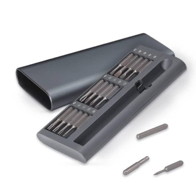طقم مفكات من الفولاذ المقاوم للصدأ 31 في 1 بورولجي Powerology Stainless Steel Screwdriver Kit