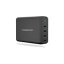 Powerology 165W GaN Desktop Charger with 4X PD Port UK AC Cable PD 100W - Black - SW1hZ2U6MTcyMjQ4Mg==