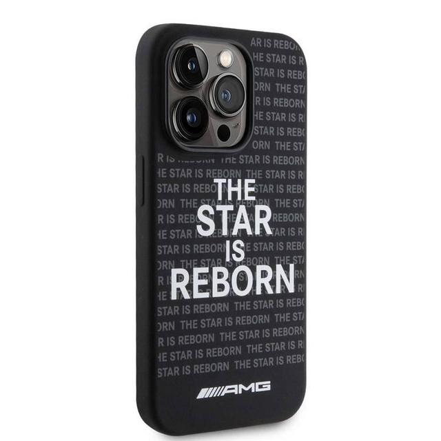 AMG Silicone Case with the "The Star Is Reborn" Logo for iPhone 15 Pro Max -Black - SW1hZ2U6MTcyNjAzNQ==