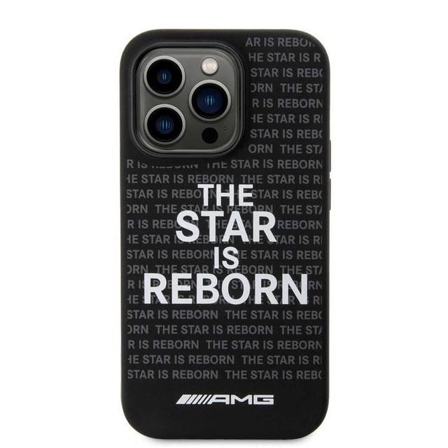 AMG Silicone Case with the "The Star Is Reborn" Logo for iPhone 15 Pro Max -Black - SW1hZ2U6MTcyNjA0MQ==