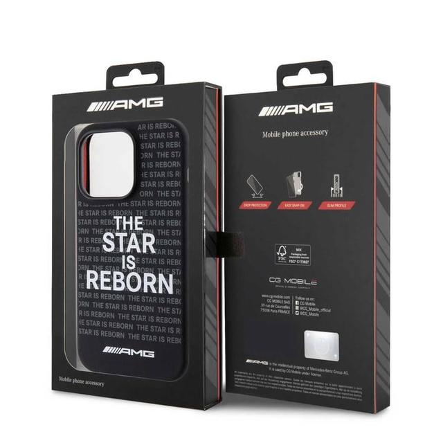 AMG Silicone Case with the "The Star Is Reborn" Logo for iPhone 15 Pro Max -Black - SW1hZ2U6MTcyNjA0Nw==