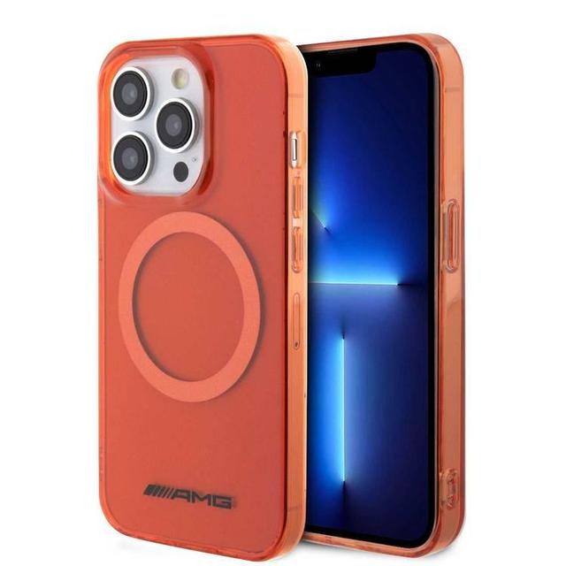 AMG Magsafe Transparent Case for iPhone 15 Pro -Orange - SW1hZ2U6MTcyNjE0Nw==
