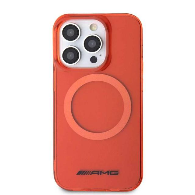AMG Magsafe Transparent Case for iPhone 15 Pro -Orange - SW1hZ2U6MTcyNjE0OQ==