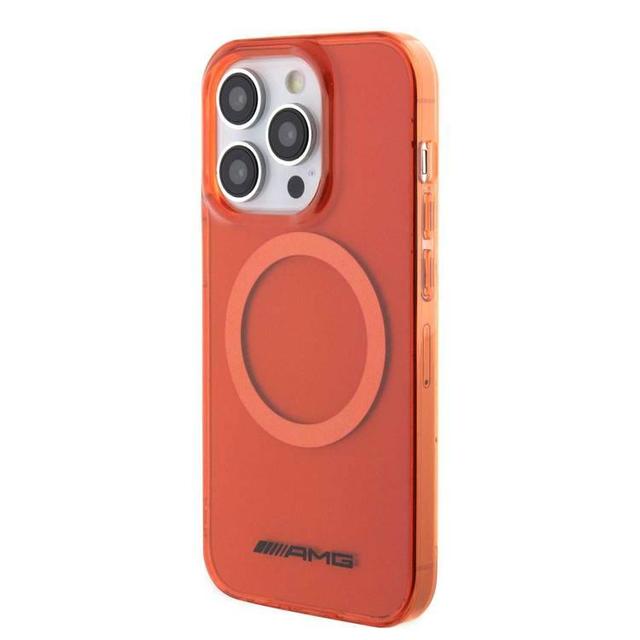 AMG Magsafe Transparent Case for iPhone 15 Pro -Orange - SW1hZ2U6MTcyNjE1MQ==