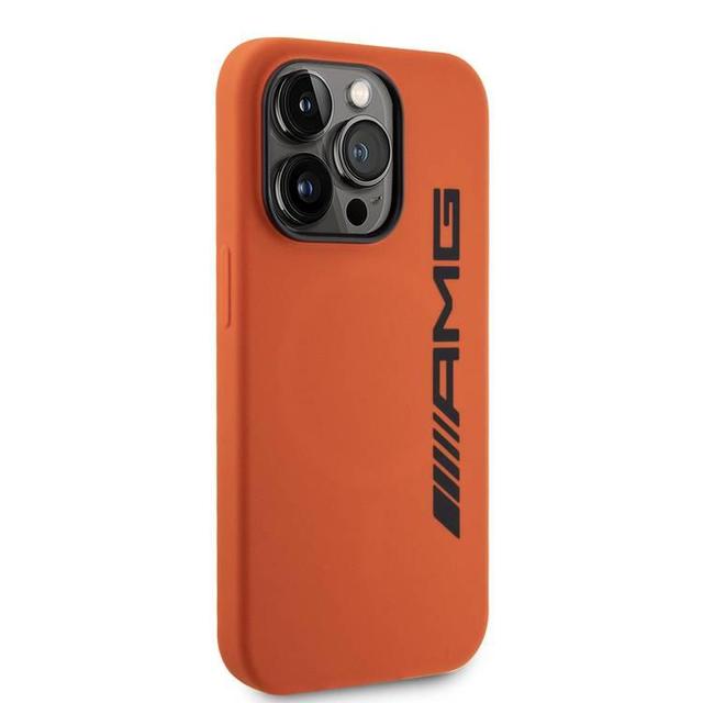 AMG Magsafe Silicone Case with Large AMG Logo for iPhone 15 Pro -Orange Magma - SW1hZ2U6MTcyNjMwNg==