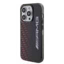 كفر ايفون 15 برو سيليكون أسود اي ام جي AMG Double Layer Case with Rhombuses & Large AMG Logo for iPhone 15 Pro