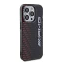 كفر ايفون 15 برو سيليكون أسود اي ام جي AMG Double Layer Case with Rhombuses & Large AMG Logo for iPhone 15 Pro