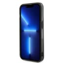 كفر ايفون 15 برو سيليكون أسود اي ام جي AMG Double Layer Case with Rhombuses & Large AMG Logo for iPhone 15 Pro