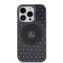 جراب أيفون 15برو ماكس بطبقة مزدوجة نمط النجوم الصغيرة أسود مارسيدس بنز Mercedes-Benz Mgsafe