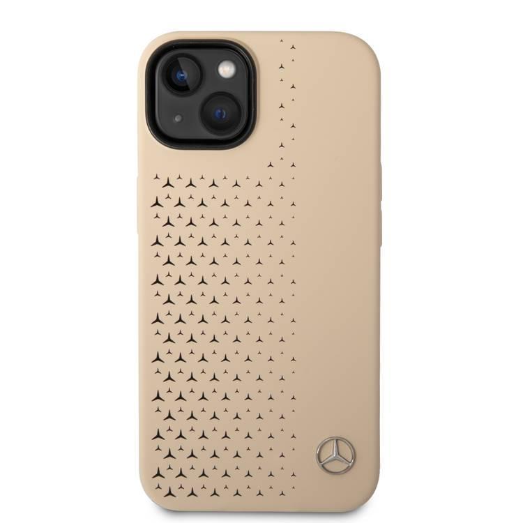 MB Horizotal Star Gradient Silicone Hard Case for iPhone 14 - Beige