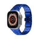 سوار ساعة ابل معدني أزرق ليفيلو  Levelo RoyalLink Stainless Steel Metal Watch Strap - SW1hZ2U6MTcyMjc2OA==