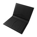 Levelo Bifold Genuine Leather With Debossed Logo Pocket Oraganizer - Black - SW1hZ2U6MTcyMjgyNQ==