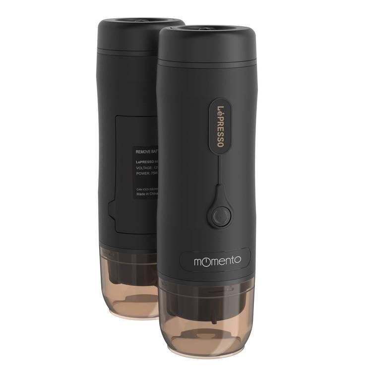 ماكينة قهوة اسبريسو محمولة 75 واط أسود ليبريسو LePresso Momento 2.0 Portable Espresso Coffee Machine