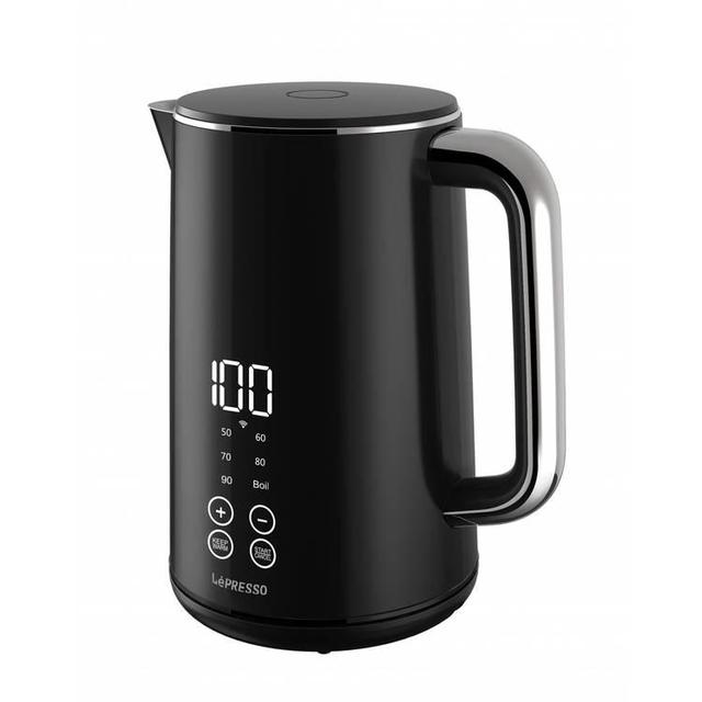 LePresso 2200W 1.7L Smart Electric Kettle with Touch Panel and BS plug - Black - SW1hZ2U6MTcyMjg1Mg==