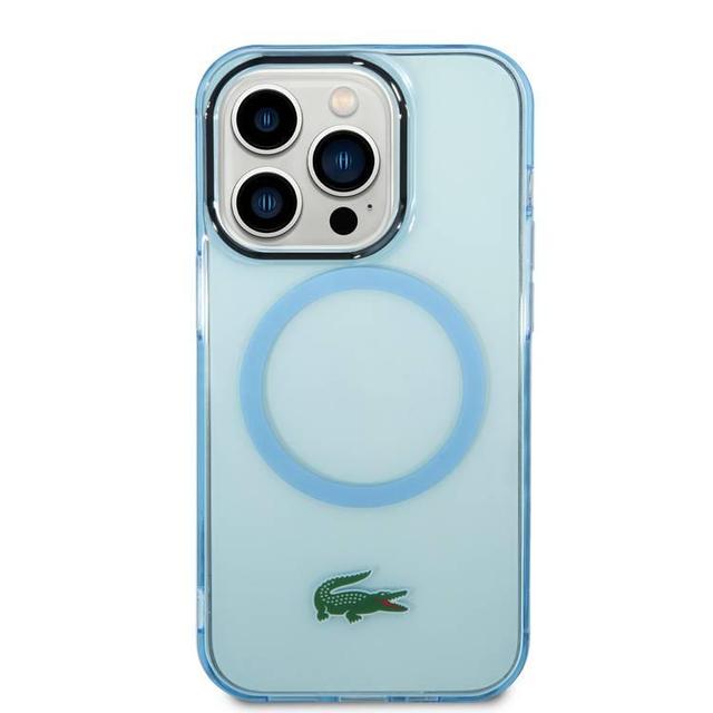 Lacoste HC Magsafe Transparent Case for iPhone 15 Pro -Blue - SW1hZ2U6MTcyMjg4MA==
