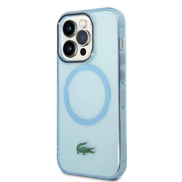 Lacoste HC Magsafe Transparent Case for iPhone 15 Pro -Blue - SW1hZ2U6MTcyMjg4Mg==