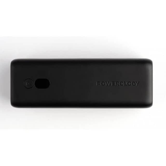 شاحن متنقل 30000 مللي أمبير 100 واط ثلاث مخارج بورولجي Powerology Onyx Dual USB-C Power Bank 30000mAh PD 100W