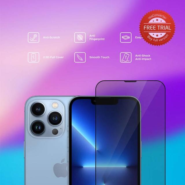 Liberty Guard 2.5D Azure Full Cover Black Rounded Edge with Dust Filter Screen Pro - 330691