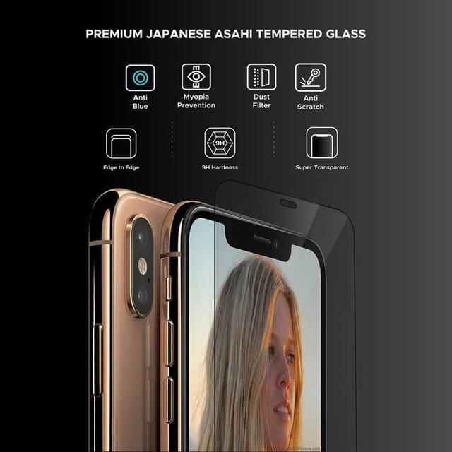 Liberty Guard 2.5D Azure Full Cover Black Rounded Edge with Dust Filter Screen P - SW1hZ2U6MTcyMzk2Mg==